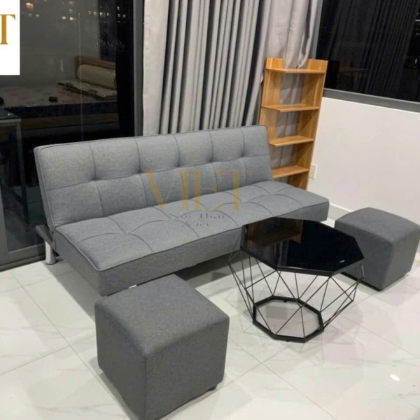 sofa-giuong-da-nang-chan-kim-loai-bo-ban-kim-cuong